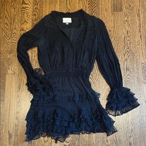 Alexis Ruffled Long Sleeve Dress